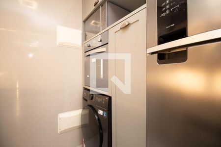 Cozinha  de kitnet/studio para alugar com 1 quarto, 35m² em Asa Norte, Brasília