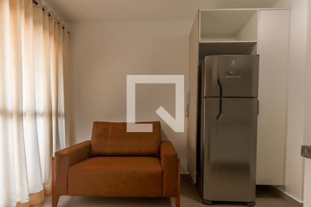 Sala de apartamento para alugar com 1 quarto, 26m² em Vila Olímpia, São Paulo