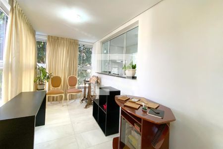 Varanda da Sala de apartamento à venda com 3 quartos, 100m² em São Lucas, Belo Horizonte