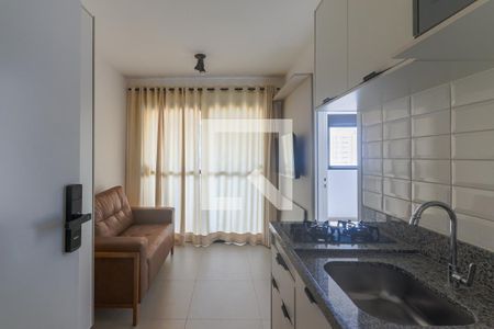 Sala/Cozinha de kitnet/studio para alugar com 1 quarto, 26m² em Vila Olímpia, São Paulo