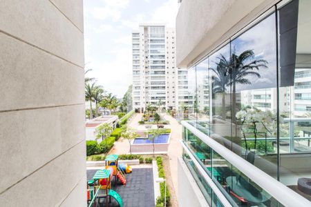 Vista da Sala de apartamento para alugar com 3 quartos, 220m² em Alphaville Empresarial, Santana de Parnaíba