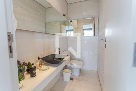 Lavabo na Sala de apartamento para alugar com 4 quartos, 264m² em Lourdes, Belo Horizonte