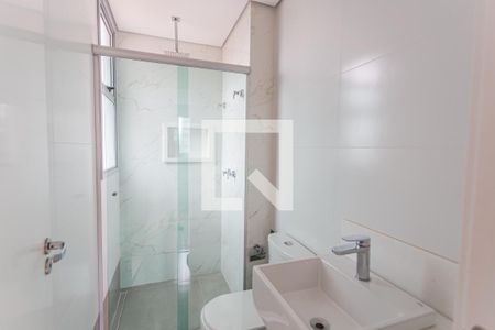 Banheiro da Suíte de apartamento à venda com 4 quartos, 146m² em Santo Agostinho, Belo Horizonte