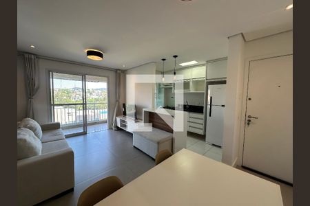 Sala de apartamento para alugar com 2 quartos, 66m² em Empresarial 18 do Forte, Barueri