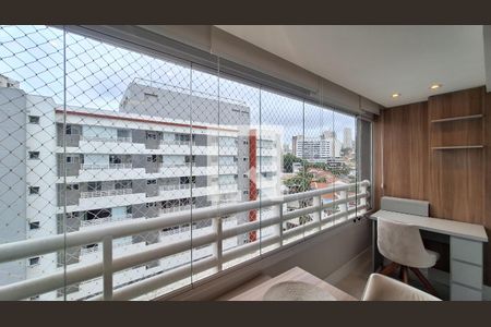 Varanda de apartamento à venda com 1 quarto, 42m² em Pompeia, São Paulo