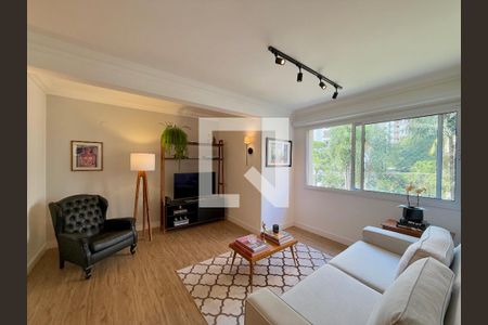 Sala  de apartamento à venda com 2 quartos, 64m² em Campo Belo, São Paulo