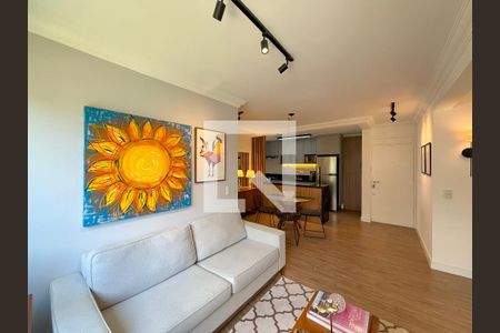 Sala  de apartamento à venda com 2 quartos, 64m² em Campo Belo, São Paulo