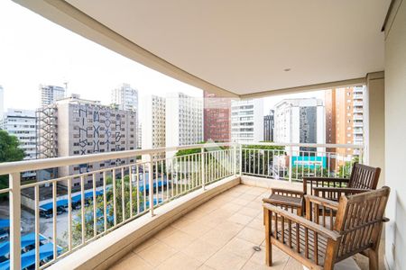 Varanda de apartamento para alugar com 2 quartos, 77m² em Cerqueira César, São Paulo