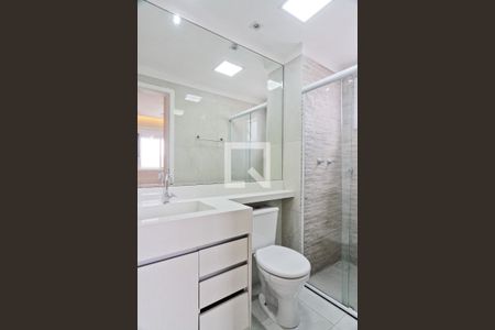 Banheiro da Suíte de apartamento para alugar com 2 quartos, 49m² em Vila Pirituba, São Paulo