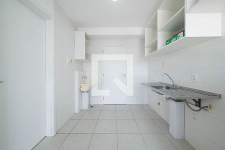 Sala - Cozinha Integrada de apartamento para alugar com 1 quarto, 28m² em Jardim Caravelas, São Paulo