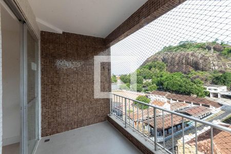 Varanda da Sala de apartamento para alugar com 2 quartos, 64m² em Tijuca, Rio de Janeiro