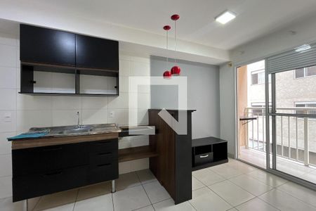 Sala/Cozinha de apartamento para alugar com 1 quarto, 29m² em Vila Palmeiras, São Paulo