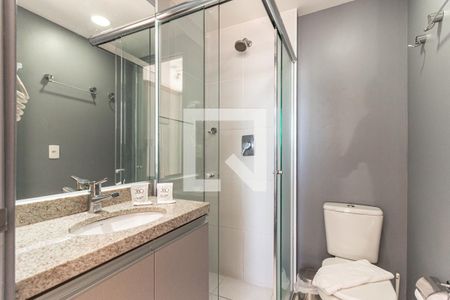 Banheiro de kitnet/studio à venda com 1 quarto, 22m² em Centro Histórico de São Paulo, São Paulo