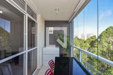Varanda de kitnet/studio para alugar com 1 quarto, 45m² em Real Parque, São Paulo