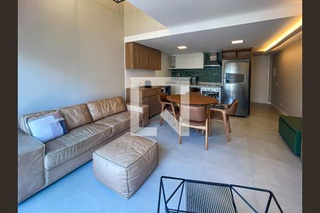 Sala de apartamento para alugar com 1 quarto, 55m² em Vila Nova Conceição, São Paulo
