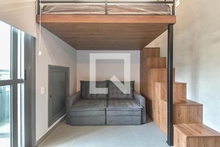 Studio - Sala de kitnet/studio para alugar com 1 quarto, 25m² em Jardim das Acacias, São Paulo