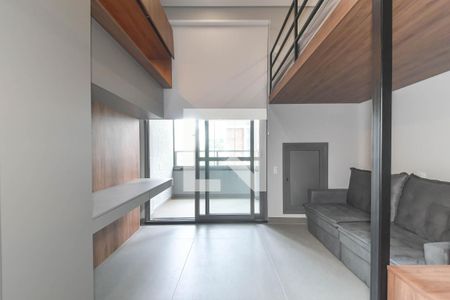 Studio - Sala de kitnet/studio para alugar com 1 quarto, 25m² em Jardim das Acacias, São Paulo