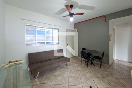 Sala de apartamento para alugar com 1 quarto, 40m² em Cidade Ocian, Praia Grande