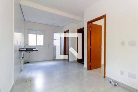 Sala e cozinha de apartamento para alugar com 2 quartos, 37m² em Vila Matilde, São Paulo
