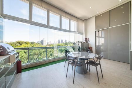 Sala - Varanda de apartamento à venda com 1 quarto, 108m² em Cidade Monções, São Paulo
