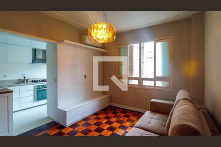 Sala de apartamento à venda com 1 quarto, 60m² em Moinhos de Vento, Porto Alegre