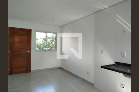 Sala e cozinha de apartamento para alugar com 1 quarto, 38m² em Vila Matilde, São Paulo