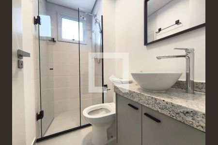 Banheiro de apartamento para alugar com 1 quarto, 31m² em Vila Dom Pedro I, São Paulo