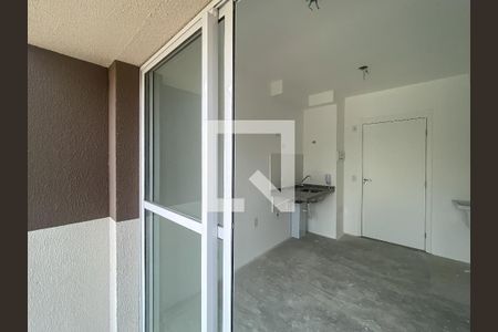 Varanda da Sala de apartamento à venda com 1 quarto, 24m² em Vila Olímpia, São Paulo