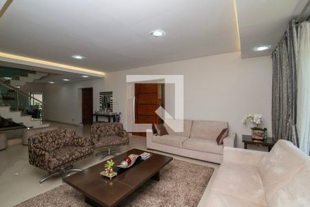 Sala de casa de condomínio para alugar com 5 quartos, 340m² em Parque Ortolândia, Hortolândia