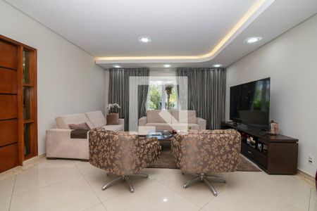 Sala de casa de condomínio para alugar com 5 quartos, 340m² em Parque Ortolândia, Hortolândia