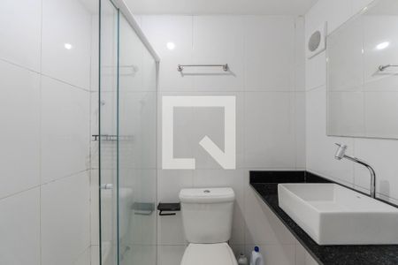 Banheiro de apartamento para alugar com 1 quarto, 29m² em Bela Vista, São Paulo