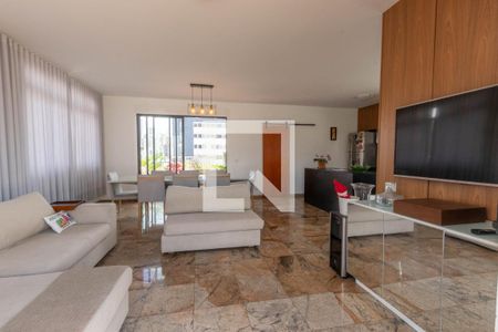 Sala de apartamento para alugar com 5 quartos, 488m² em Santo Agostinho, Belo Horizonte