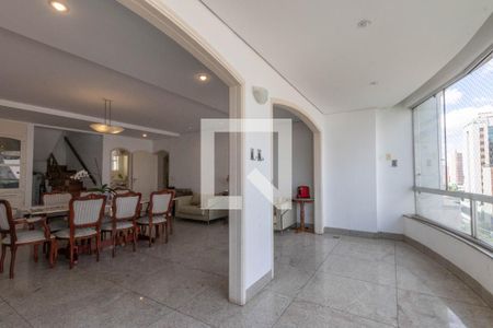 Sala de apartamento para alugar com 5 quartos, 488m² em Santo Agostinho, Belo Horizonte