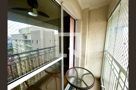 Varanda da Sala de apartamento à venda com 2 quartos, 53m² em Ponte Grande, Guarulhos
