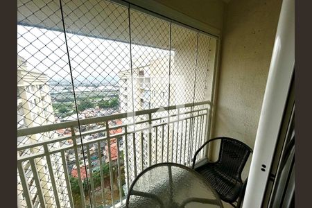 Varanda da Sala de apartamento à venda com 2 quartos, 53m² em Ponte Grande, Guarulhos