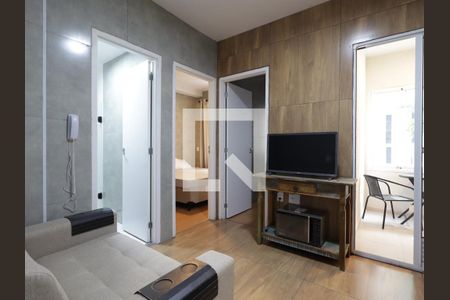 Sala de apartamento para alugar com 2 quartos, 30m² em Jardim Monte Kemel, São Paulo