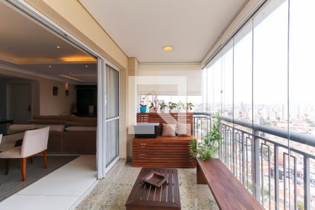Varanda de apartamento à venda com 3 quartos, 346m² em Parque da Mooca, São Paulo