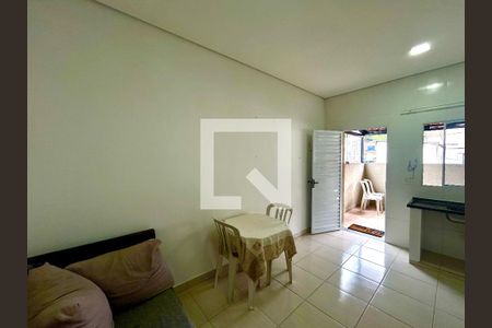 Sala e Cozinha  de kitnet/studio para alugar com 1 quarto, 35m² em Jardim Leda, Guarulhos