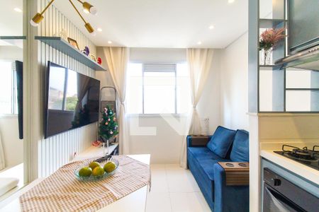 Sala/Cozinha de apartamento à venda com 2 quartos, 34m² em Vila Progresso (zona Leste), São Paulo