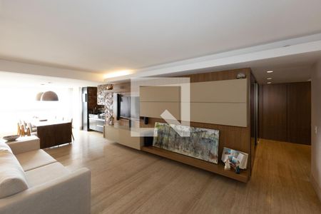 Sala de TV de apartamento à venda com 3 quartos, 220m² em Vila Castela, Nova Lima