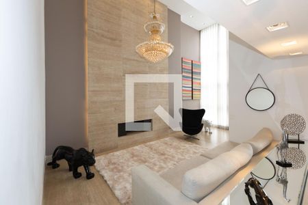 Sala de Estar de apartamento à venda com 3 quartos, 220m² em Vila Castela, Nova Lima