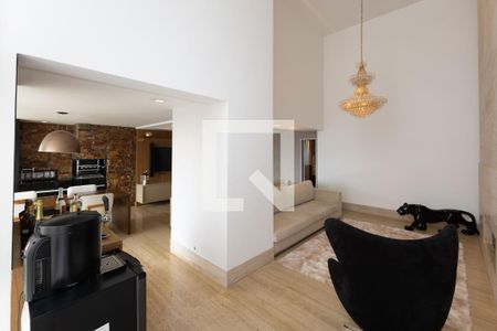 Sala de Estar de apartamento à venda com 3 quartos, 220m² em Vila Castela, Nova Lima