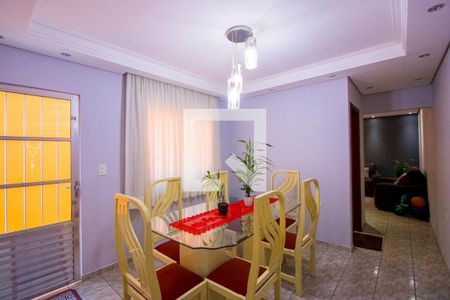 Sala de Jantar de casa à venda com 3 quartos, 124m² em Jardim Marek, Santo André