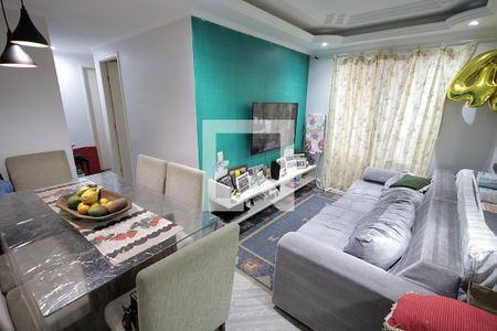 Sala de apartamento à venda com 2 quartos, 55m² em Vila América, Santo André