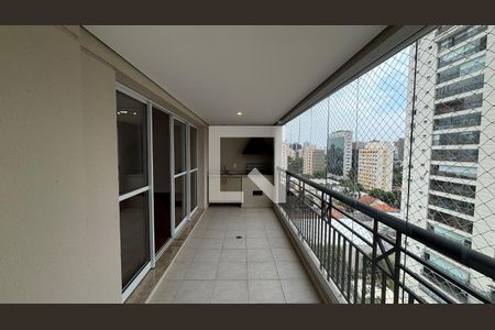 Sala - Sala de Jantar Varanda de apartamento para alugar com 3 quartos, 129m² em Jardim, Santo André