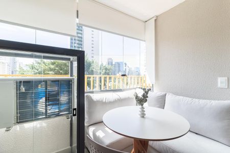 Sala de apartamento para alugar com 1 quarto, 27m² em Vila Olímpia, São Paulo