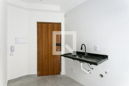 Cozinha de kitnet/studio à venda com 1 quarto, 19m² em Vila Esperança, São Paulo