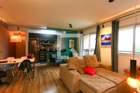 sala  de apartamento à venda com 2 quartos, 67m² em Vila Andrade, São Paulo