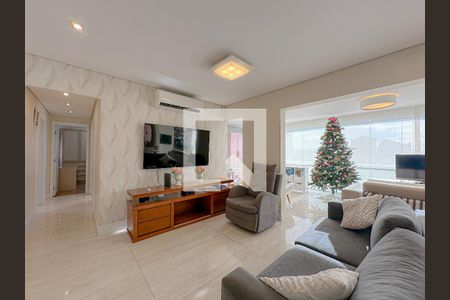 Sala de apartamento à venda com 3 quartos, 134m² em Vila Anastácio, São Paulo