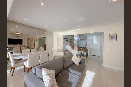 Sala de apartamento à venda com 3 quartos, 134m² em Vila Anastácio, São Paulo